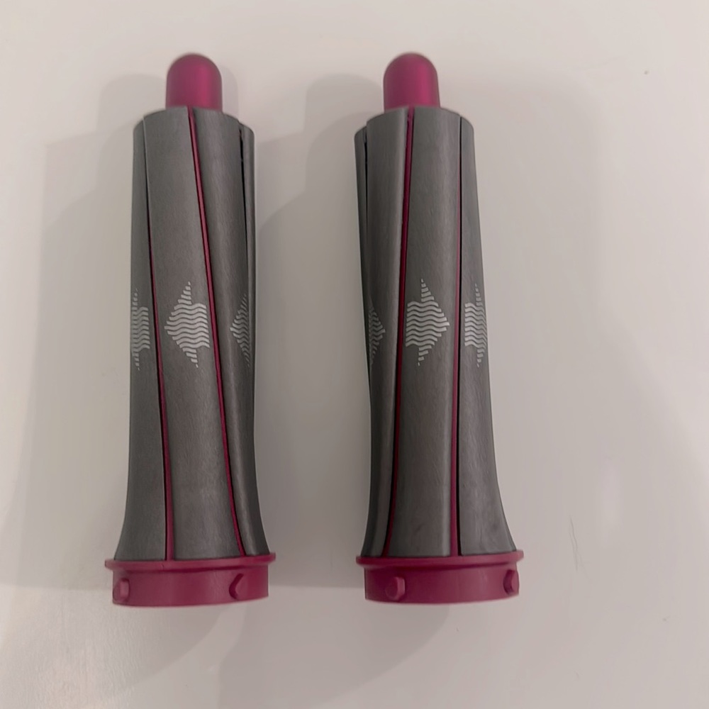 Dyson airwrap 1.2” (30mm) regular barrels - never used - pink/gray